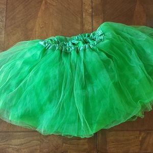 Green Tulle skirt